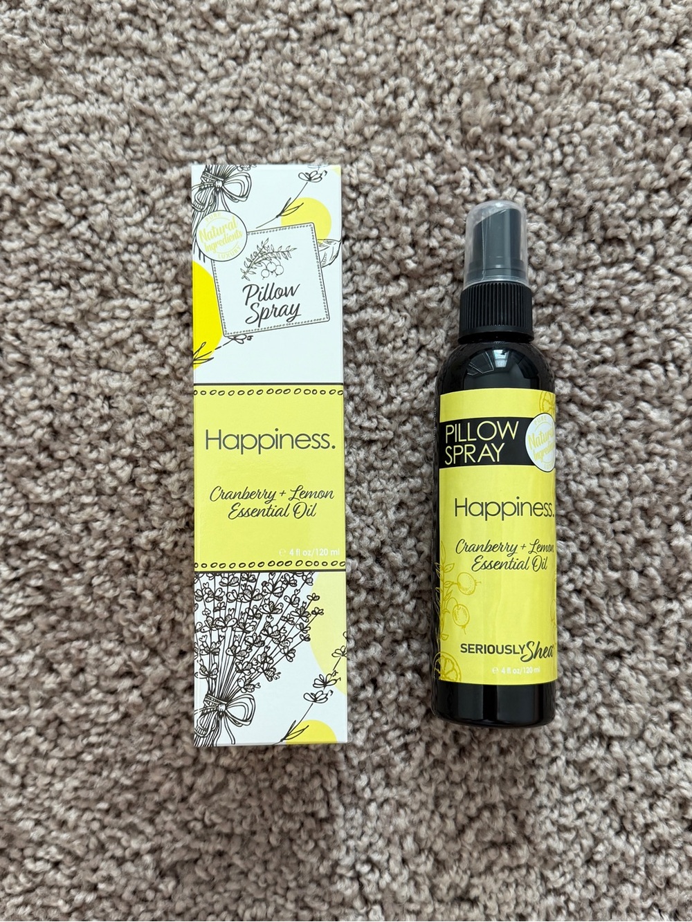 Happiness Cranberry + Lemon Pillow Spray